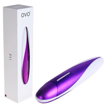 Ovo F11, бело-фиолетовый, Классический вибратор Ovo F11, бело-фиолетовый, Классический вибратор