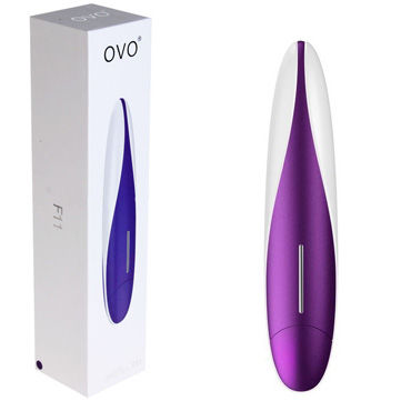 Ovo F11, бело-фиолетовый, Классический вибратор Ovo F11, бело-фиолетовый, Классический вибратор