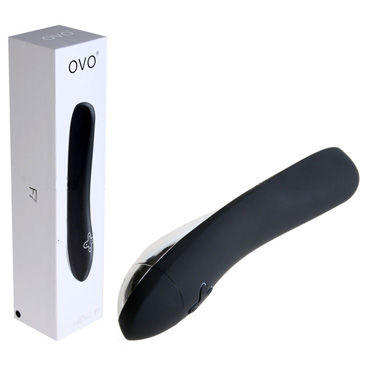 Ovo F7, серебристо-черный, Классический вибратор Ovo F7, серебристо-черный, Классический вибратор