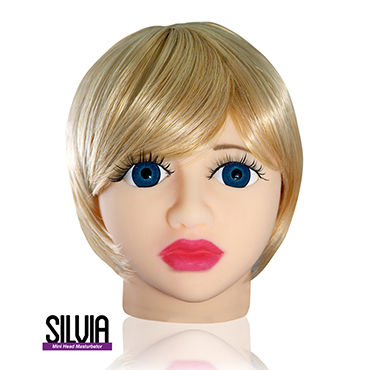 Голова-мастурбатор Silvia, Компактного размера Голова-мастурбатор Silvia, Компактного размера