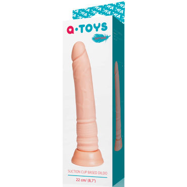 ToyFa A-toys Suction Cup Based Dildo 22 см, телесный - фото, отзывы ToyFa A-toys Suction Cup Based Dildo 22 см, телесный - фото, отзывы