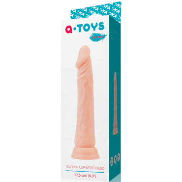 ToyFa A-toys Suction Cup Based Dildo 17,5 см, телесный - фото, отзывы ToyFa A-toys Suction Cup Based Dildo 17,5 см, телесный - фото, отзывы