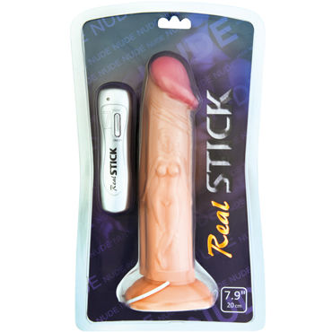 ToyFa RealStick Nude 20 см, телесный - Вибратор реалистичный на присоске - купить в секс шопе ToyFa RealStick Nude 20 см, телесный - Вибратор реалистичный на присоске - купить в секс шопе