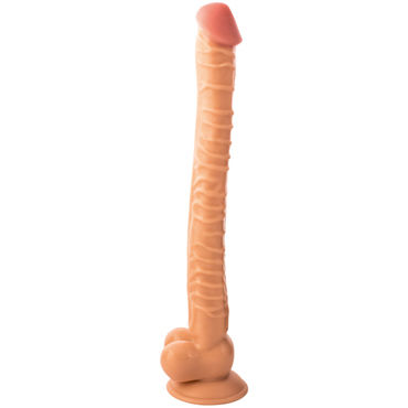 ToyFa RealStick Nude 34,5 см, телесный, Фаллоимитатор реалистичный на присоске ToyFa RealStick Nude 34,5 см, телесный, Фаллоимитатор реалистичный на присоске
