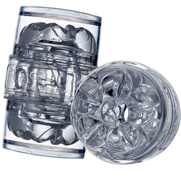 Fleshlight Quickshot Vantaget, прозрачный, Мастурбатор двусторонний Fleshlight Quickshot Vantaget, прозрачный, Мастурбатор двусторонний