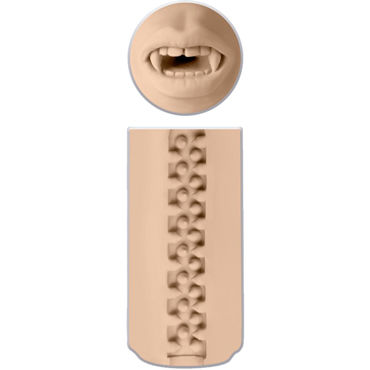 Fleshlight Sex In A Can Vampire Succu Dry, телесный - Мастурбатор в форме рта вампира - купить в секс шопе Fleshlight Sex In A Can Vampire Succu Dry, телесный - Мастурбатор в форме рта вампира - купить в секс шопе