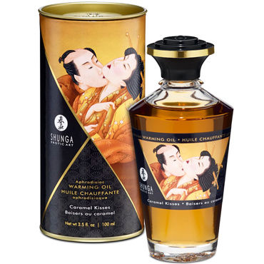 Shunga Caramel Kisses, 100 мл, Массажное масло Карамельный поцелуй Shunga Caramel Kisses, 100 мл, Массажное масло Карамельный поцелуй