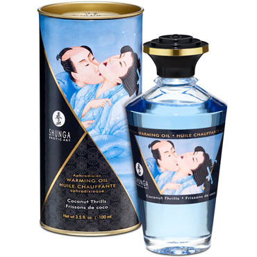 Shunga Coconut Thrills, 100 мл, Массажное масло Кокосовое волнение Shunga Coconut Thrills, 100 мл, Массажное масло Кокосовое волнение