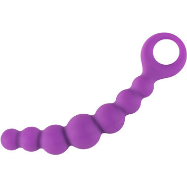 Alive Bubble-Chain, фиолетовая, Гибкая анальная цепочка Alive Bubble-Chain, фиолетовая, Гибкая анальная цепочка