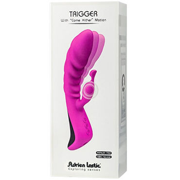 Adrien Lastic Trigger, розовый, Вибромассажер с колебательными движениями Adrien Lastic Trigger, розовый, Вибромассажер с колебательными движениями