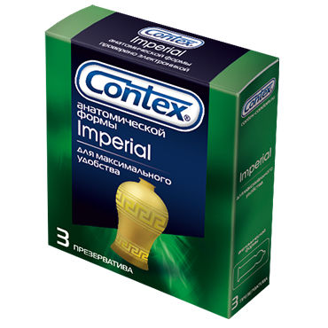 Contex Imperial, Презервативы анатомической формы Contex Imperial, Презервативы анатомической формы