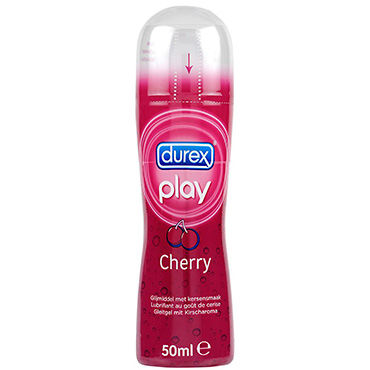 Durex Play Cherry, 50 мл, Лубрикант с ароматом вишни Durex Play Cherry, 50 мл, Лубрикант с ароматом вишни
