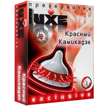 Luxe Красный Камикадзе - Презервативы с усиками - купить в секс шопе Luxe Красный Камикадзе - Презервативы с усиками - купить в секс шопе