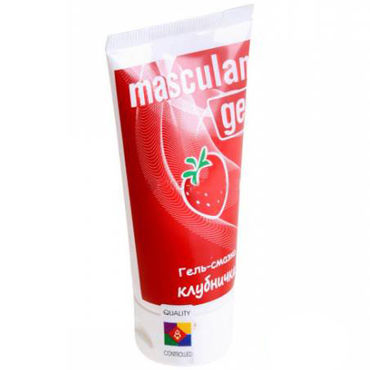 Masculan Клубничка, 50 мл, Смазка со вкусом клубники Masculan Клубничка, 50 мл, Смазка со вкусом клубники