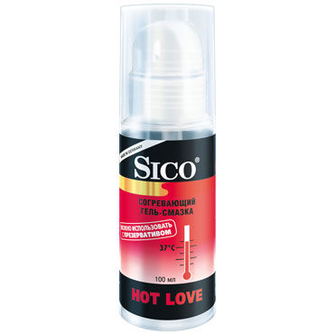 Sico Hot Love, 100 мл, Согревающий и возбуждающий гель Sico Hot Love, 100 мл, Согревающий и возбуждающий гель