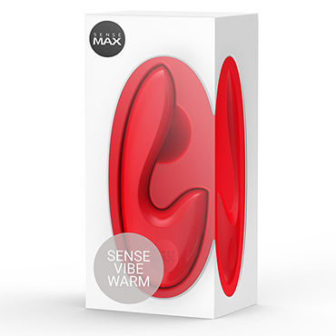 SenseVibe Warm, красный, Нагревающийся вибратор для точки G и клитора и другие товары SenseMax с фото SenseVibe Warm, красный, Нагревающийся вибратор для точки G и клитора и другие товары SenseMax с фото