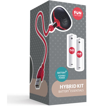 Fun Factory Hybrid Kit, Комплект из кабеля и 2х перезаряжаемых батареек Fun Factory Hybrid Kit, Комплект из кабеля и 2х перезаряжаемых батареек