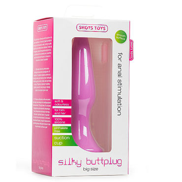 Shots Toys Silky Butt plug, розовая - фото, отзывы Shots Toys Silky Butt plug, розовая - фото, отзывы