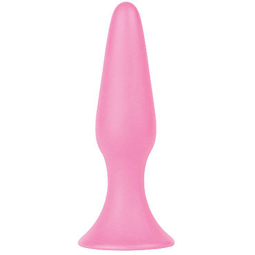 Shots Toys Silky Butt plug, розовая, Анальная пробка большого размера Shots Toys Silky Butt plug, розовая, Анальная пробка большого размера