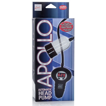 California Exotic Apollo Automatic Head Pump, прозрачная - Помпа для стимуляции головки - купить в секс шопе California Exotic Apollo Automatic Head Pump, прозрачная - Помпа для стимуляции головки - купить в секс шопе