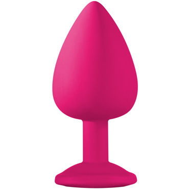 Lola Toys Emotions Cutie Large, розовая - Анальная пробка с пурпурным кристаллом - купить в секс шопе Lola Toys Emotions Cutie Large, розовая - Анальная пробка с пурпурным кристаллом - купить в секс шопе