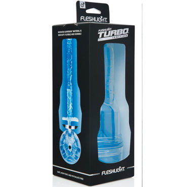 Fleshlight Turbo Ignition, кристально-голубой - Мастурбатор трехступенчатый - купить в секс шопе Fleshlight Turbo Ignition, кристально-голубой - Мастурбатор трехступенчатый - купить в секс шопе
