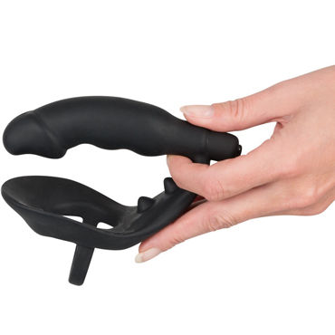 Orion Black Velvets Cock Ring with Vibration, черное, Анальная вибровтулка с кольцом для пениса и другие товары Orion с фото Orion Black Velvets Cock Ring with Vibration, черное, Анальная вибровтулка с кольцом для пениса и другие товары Orion с фото