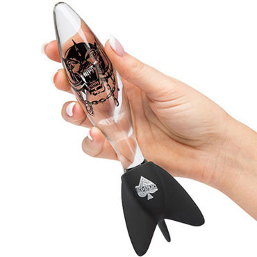 Motorhead Bomber Clear&Black Glass Massager, прозрачный - фото, отзывы Motorhead Bomber Clear&Black Glass Massager, прозрачный - фото, отзывы