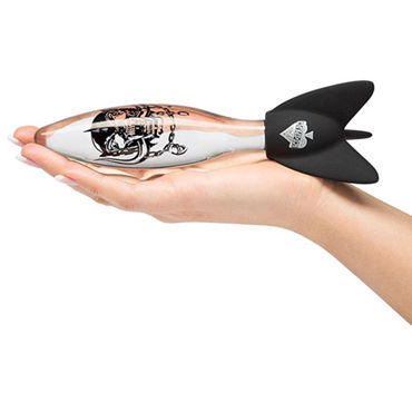 Motorhead Bomber Clear&Black Glass Massager, прозрачный, Анальный стимулятор из стекла и другие товары Другой с фото Motorhead Bomber Clear&Black Glass Massager, прозрачный, Анальный стимулятор из стекла и другие товары Другой с фото