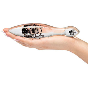 Новинка раздела Секс игрушки - Motorhead Bomber Clear&Black Glass Massager, прозрачный Новинка раздела Секс игрушки - Motorhead Bomber Clear&Black Glass Massager, прозрачный