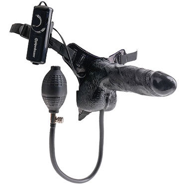 Pipedream Inflatable Vibrating Strap-On 15 см, черный - фото, отзывы Pipedream Inflatable Vibrating Strap-On 15 см, черный - фото, отзывы