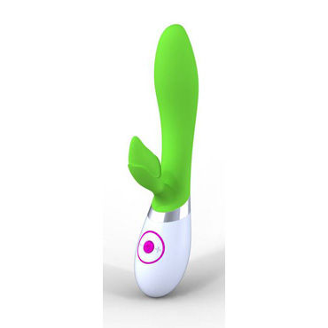 Rabbit Odeco, зеленый - Вибратор со стимуляцией клитора и точки G - купить в секс шопе Rabbit Odeco, зеленый - Вибратор со стимуляцией клитора и точки G - купить в секс шопе
