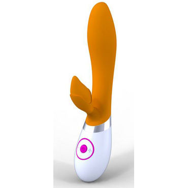 Rabbit Odeco, оранжевый - Вибратор со стимуляцией клитора и точки G - купить в секс шопе Rabbit Odeco, оранжевый - Вибратор со стимуляцией клитора и точки G - купить в секс шопе