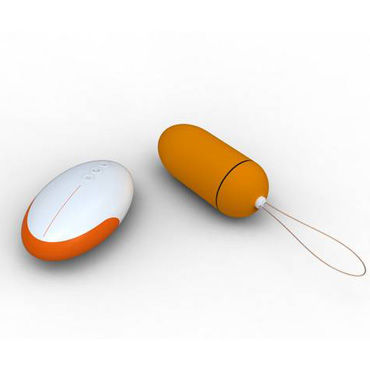Odeco Remote Control Egg, оранжевый, Виброяйцо,7 режимов вибрации Odeco Remote Control Egg, оранжевый, Виброяйцо,7 режимов вибрации