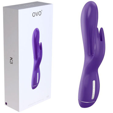 Ovo K3, фиолетовый, Вибратор с клиторальным стимулятором Ovo K3, фиолетовый, Вибратор с клиторальным стимулятором