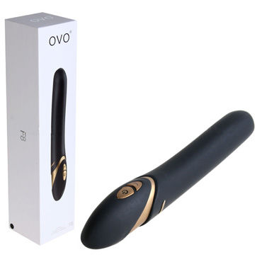 Ovo F8, черный, Классический вибратор Ovo F8, черный, Классический вибратор