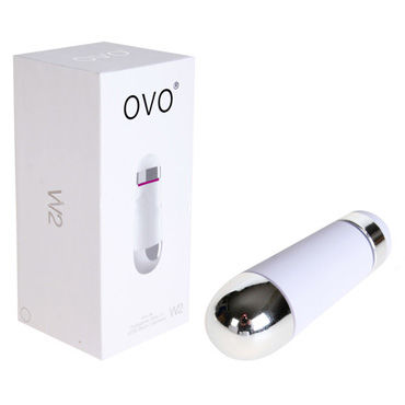 Ovo W2 Вибропуля, белая, С подсветкой, 5 программ вибрации Ovo W2 Вибропуля, белая, С подсветкой, 5 программ вибрации