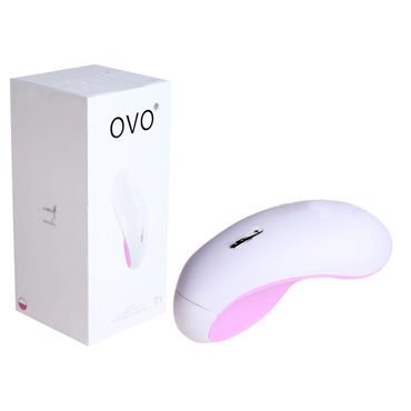 Ovo T1 Клиторальный стимулятор, бело-розовый, 5 программ вибрации Ovo T1 Клиторальный стимулятор, бело-розовый, 5 программ вибрации