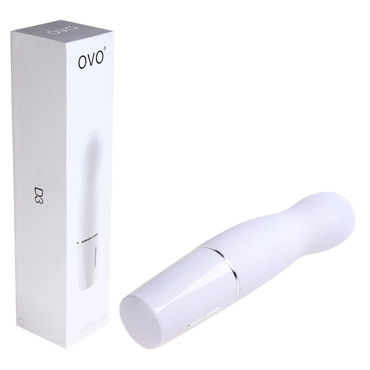 Ovo D3 Мини-вибратор, белый, 7 режимов вибрации Ovo D3 Мини-вибратор, белый, 7 режимов вибрации