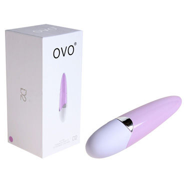 Ovo D2 Мини-вибратор, бело-розовый, 5 режимов вибрации Ovo D2 Мини-вибратор, бело-розовый, 5 режимов вибрации