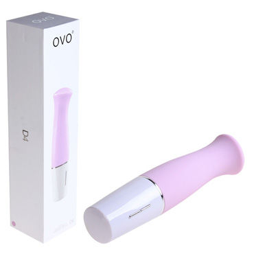 Ovo D4 Мини-вибратор, бело-розовый, 5 режимов вибрации Ovo D4 Мини-вибратор, бело-розовый, 5 режимов вибрации