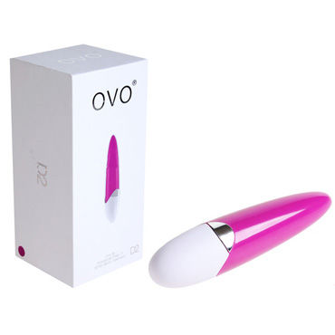 Ovo D2 Мини-вибратор, бело-розовый, 5 режимов вибрации Ovo D2 Мини-вибратор, бело-розовый, 5 режимов вибрации