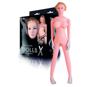 ToyFa Play Dolls, Секс-кукла с реалистичной головой, руками и ногами ToyFa Play Dolls, Секс-кукла с реалистичной головой, руками и ногами
