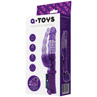 Toyfa A-toys High-Tech Fantasy, фиолетовый, Ротатор с анальным отростком Toyfa A-toys High-Tech Fantasy, фиолетовый, Ротатор с анальным отростком