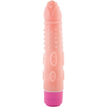 ToyFa A-toys Multi-Speed Vibrator 18 см, телесный, Вибратор с дополнительным рельефом ToyFa A-toys Multi-Speed Vibrator 18 см, телесный, Вибратор с дополнительным рельефом