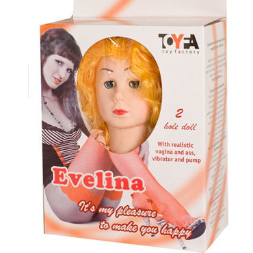 Toyfa кукла Эвелина, С реалистичными формами и виброэлементом Toyfa кукла Эвелина, С реалистичными формами и виброэлементом
