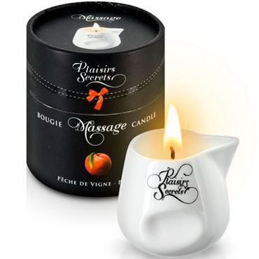 Plaisirs Secrets Massage Candle Peach, 80мл, Свеча массажная Персик Plaisirs Secrets Massage Candle Peach, 80мл, Свеча массажная Персик