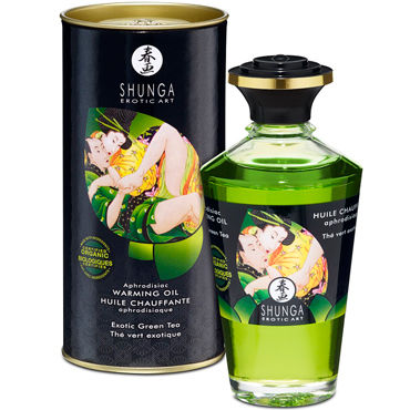Shunga Exotic Green Tea, 100 мл, Массажное масло Экзотический зеленый чай Shunga Exotic Green Tea, 100 мл, Массажное масло Экзотический зеленый чай