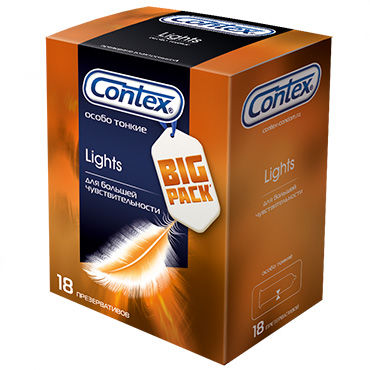 Contex Lights Big Pack, Презервативы ультратонкие Contex Lights Big Pack, Презервативы ультратонкие