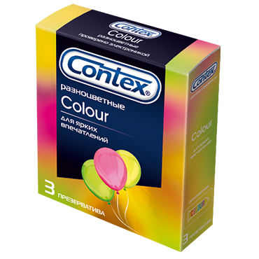 Contex Colour, Презервативы разноцветные Contex Colour, Презервативы разноцветные